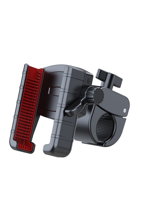 Picozon Bicycle Motorcycle Phone Holder, Bicycle Motobike Scooter Handlebars Phone Mount Holder for All Smartphones-Red